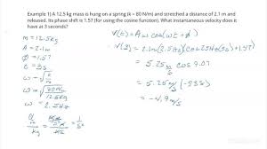 Calculating The Instantaneous Velocity