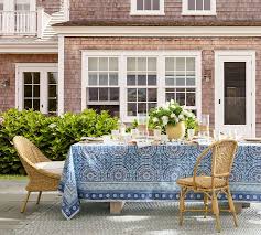 Nila Medallion Block Print Tablecloth