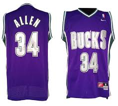 Rock your colors and support your favorite nba squad with official milwaukee bucks jerseys and gear from nike.com. Nike Nba Milwaukee Bucks 34 Ray Allen Throwback Swingman Purple Jersey 21 99 Nba Jersey Jersey Cycling Outfit