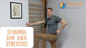 low back stretches from a standing