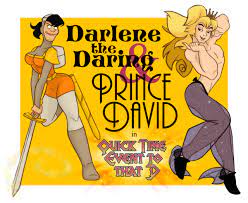 VampireMeerkat — Genderbent Dirk and Daphne from Dragon's Lair.