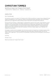 supervisor cover letter exles