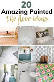 20 painted tile floor ideas to update