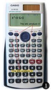 Solve For X Using A Casio Calculator A