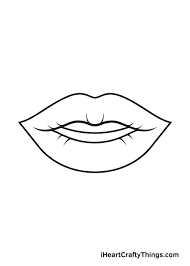 lips drawing how to draw lips step by