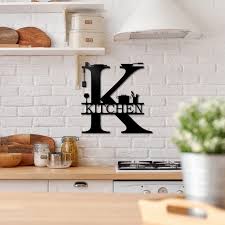 Kitchen Wall Decor Metal Kitchen Sign