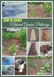 Natural Paths For Garden Beds