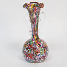 murano crystal vase from fratelli toso