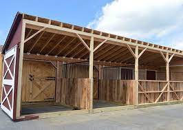 Our monitor style horse barns gives you stall areas large enough for full sized horses and loft area above the aisle. How To Build A Horse Barn On A Budget J N Structures Blog