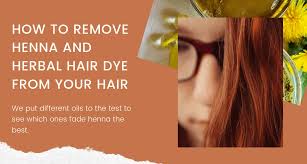 There are a large number of people who have begun using henna for hair dyeing purposes. How To Remove Henna And Herbal Hair Dye From Your Hair