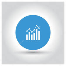 Monthly Progress Chart Icon Stock Vector Ibrandify