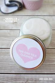 vanilla scented homemade tub and tile