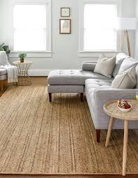 jute area rugs braided rectangular rug