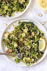 easy shaved brussels sprouts salad