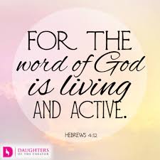 Image result for bible is living and active
