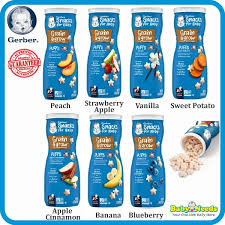 gerber baby cereal snack puff baby