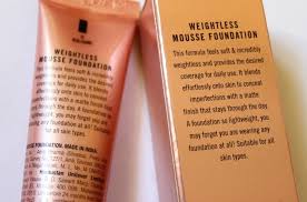 5 weightless mousse foundation review