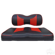 Black Red Seat Covers For Yamaha Drive