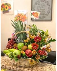 fruits and blooms fruit basket in ta