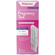 To get an accurate result it is adivasble to take the test entirely till the end. Pregnancy Tests Walgreens