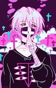 Pastel goth perfectly incorporated both fashion aesthetic! Sweet Tooth Demon Pastel Goth Art Gothic Anime Goth Art