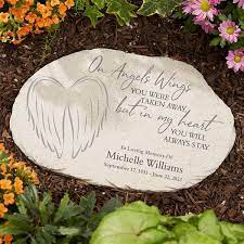 On Angels Wings Personalized Memorial