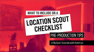 location scout checklist