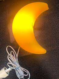 1990s Ikea Wall Lamp Moon Yellow Lamp