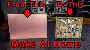 make a circuit board at home you
