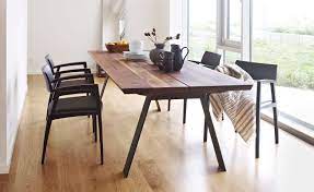 plank extendable dining table danish