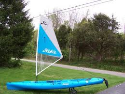 Check out western canada's best selection of hobie kayaks, sailboats, and the revolutionary mirage eclipse. Hobie Mirage Kayak Sail Kit In Mint Condition 206006754