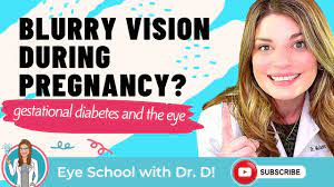 blurry vision during pregnancy does