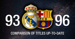 Check how to watch barcelona vs real madrid live stream. Real Madrid Vs Fc Barcelona Updated List Of Titles