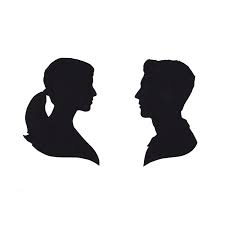Image result for man and woman silhouette