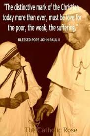 Mother Theresa and John Paul II. on Pinterest | Mother Teresa ... via Relatably.com