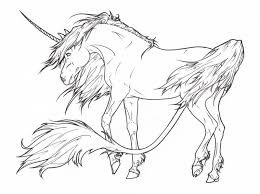 Draw the outside of the horn. Unicorn Lines Horse Coloring Pages Horse Coloring Line Art Drawings