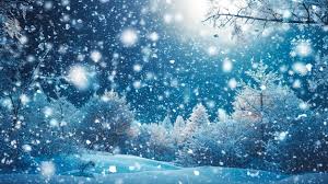 abstract background with falling snow