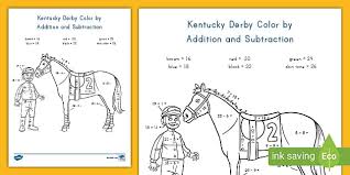 Kentucky derby coloring pages source : Kentucky Derby Bingo Teacher Made