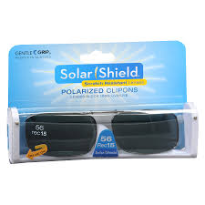 Solar Shield Clip On Sunglasses Ptx Rec15 56 Polarized Gray