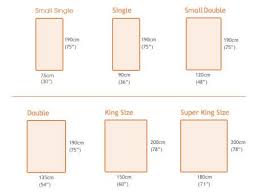 bed sheet sizes