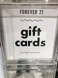 forever 21 the gift card