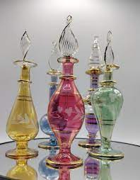 Hand Blown Glass Egyptian Perfume