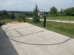 Basketball Court Lines Painting