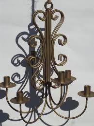 Vintage Wrought Iron Wall Sconces