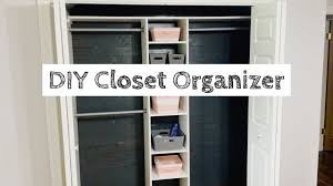 diy closet organizer build and