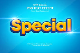 Special 3d Text Effect Graphic By Goldani412 Creative Fabrica