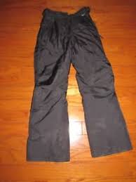Details About Slalom Ski Snowboard Pants Mens Size S Smal Excellent Condition Black Insulated
