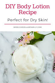 homemade healing lotion for dry skin