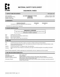 material safety data sheet aquanoxÂ a4625