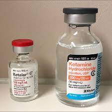 Photo of ketamine vials. Medication taken out (on the left) and the... |  Download Scientific Diagram